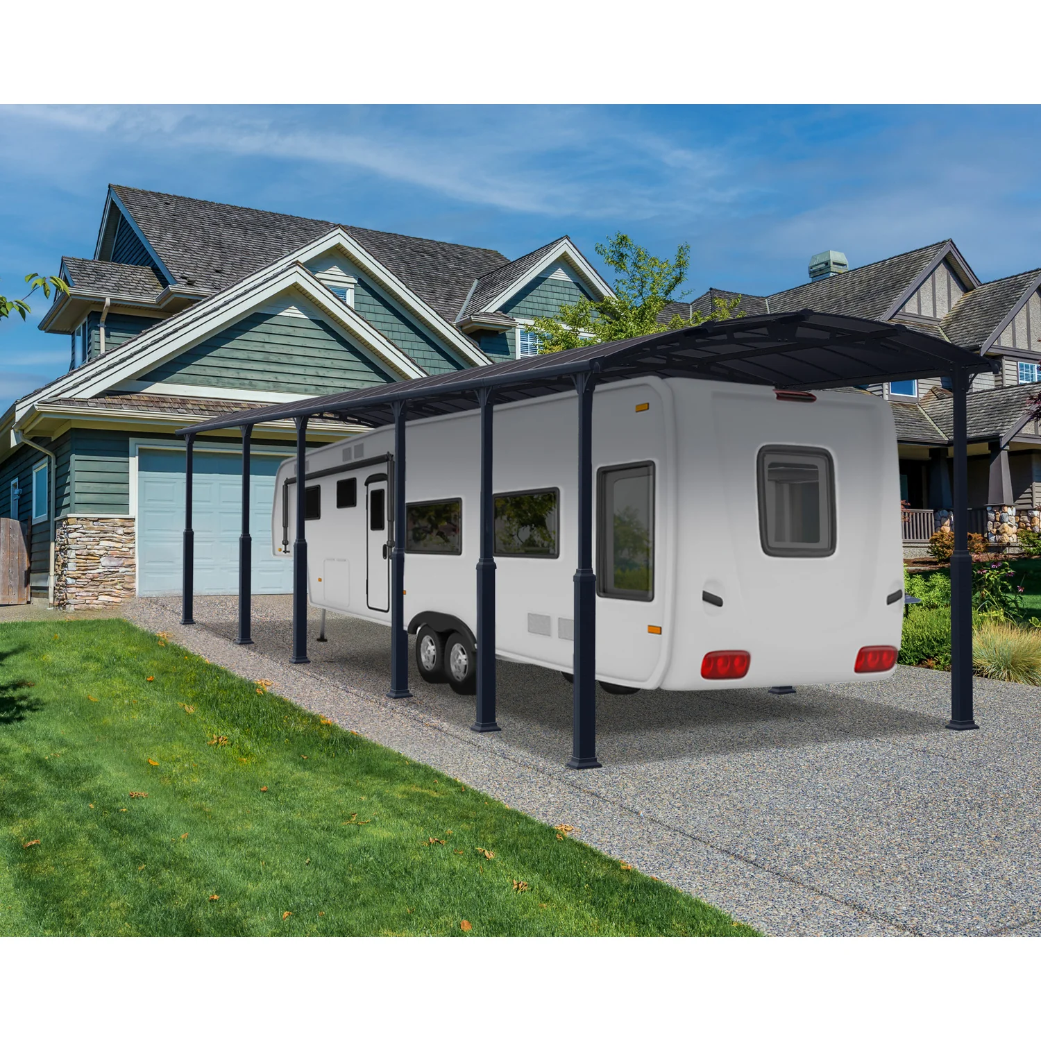 Palram - Canopia | Arcadia Alpine RV Carport 12x42x11.5 ft - Image 16