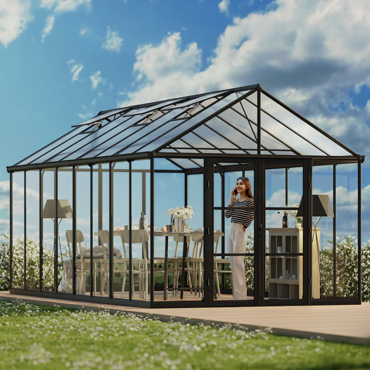 Palram - Canopia | Aria Greenhouse with Polycarbonate Glazing - Image 15
