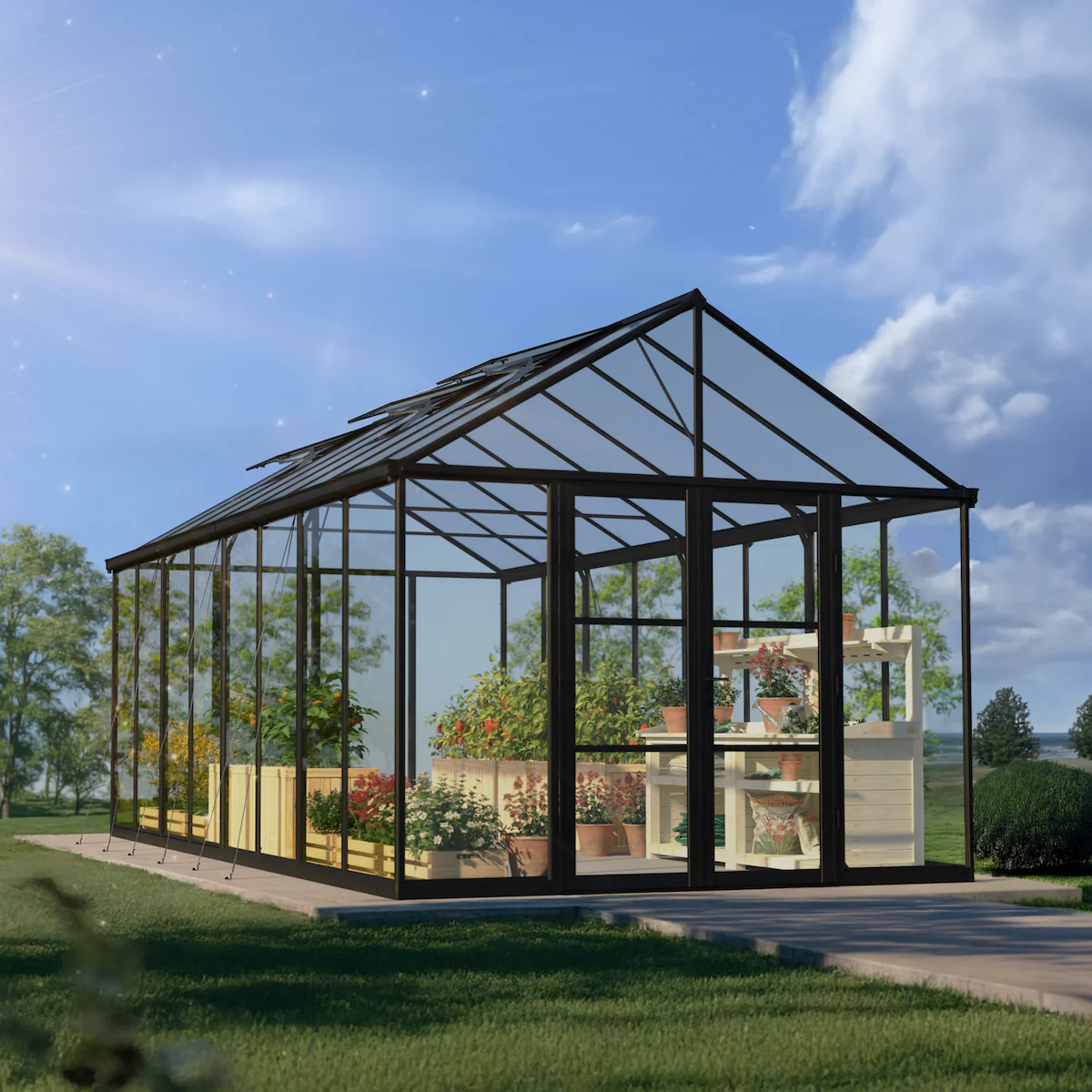 Palram - Canopia | Aria Greenhouse with Polycarbonate Glazing - Image 16