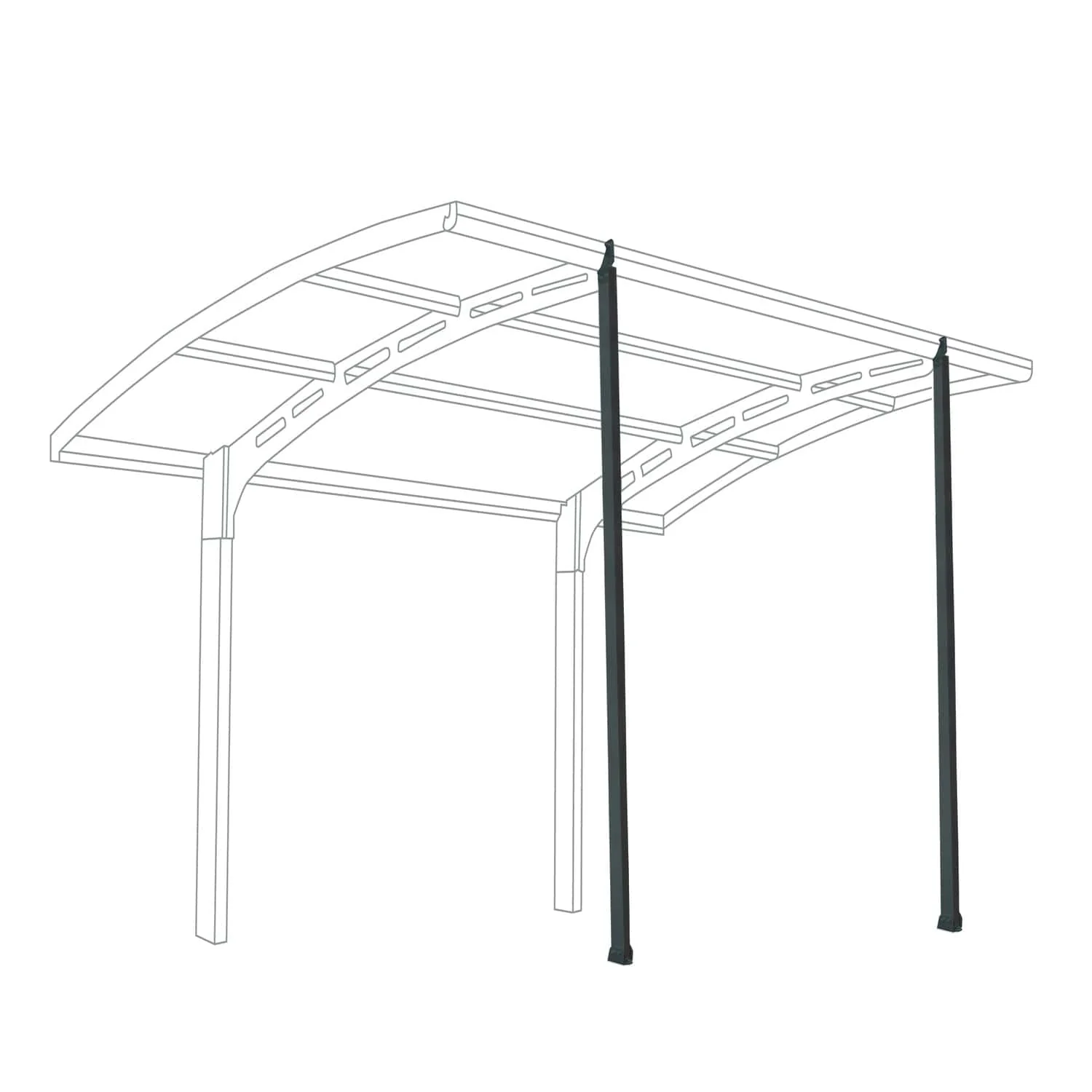 Palram - Canopia | Arizona Carport Winter Support Kit - Image 7