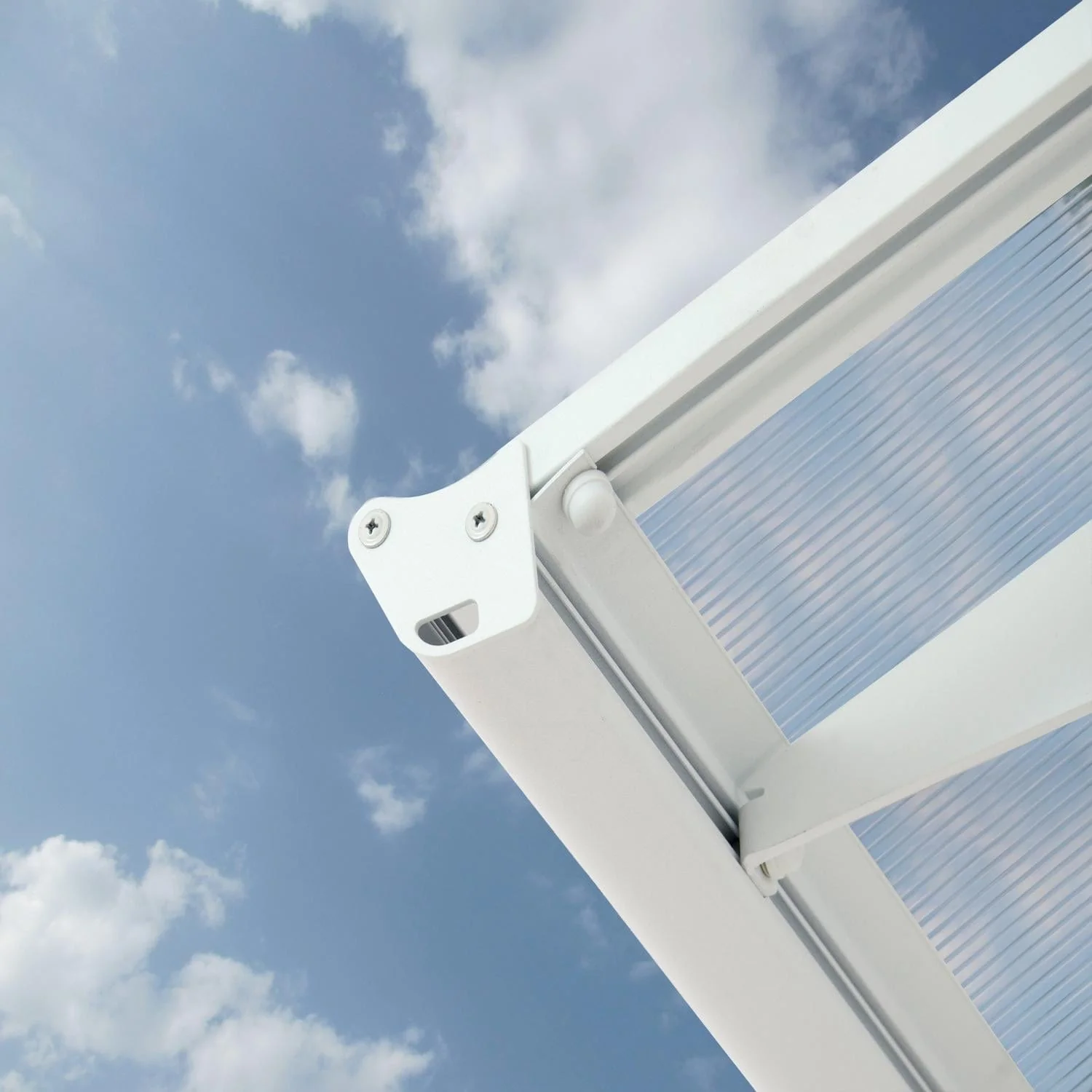 Palram - Canopia | Bordeaux Awning - White/Diffused Clear - 5 ft Wide - Image 7
