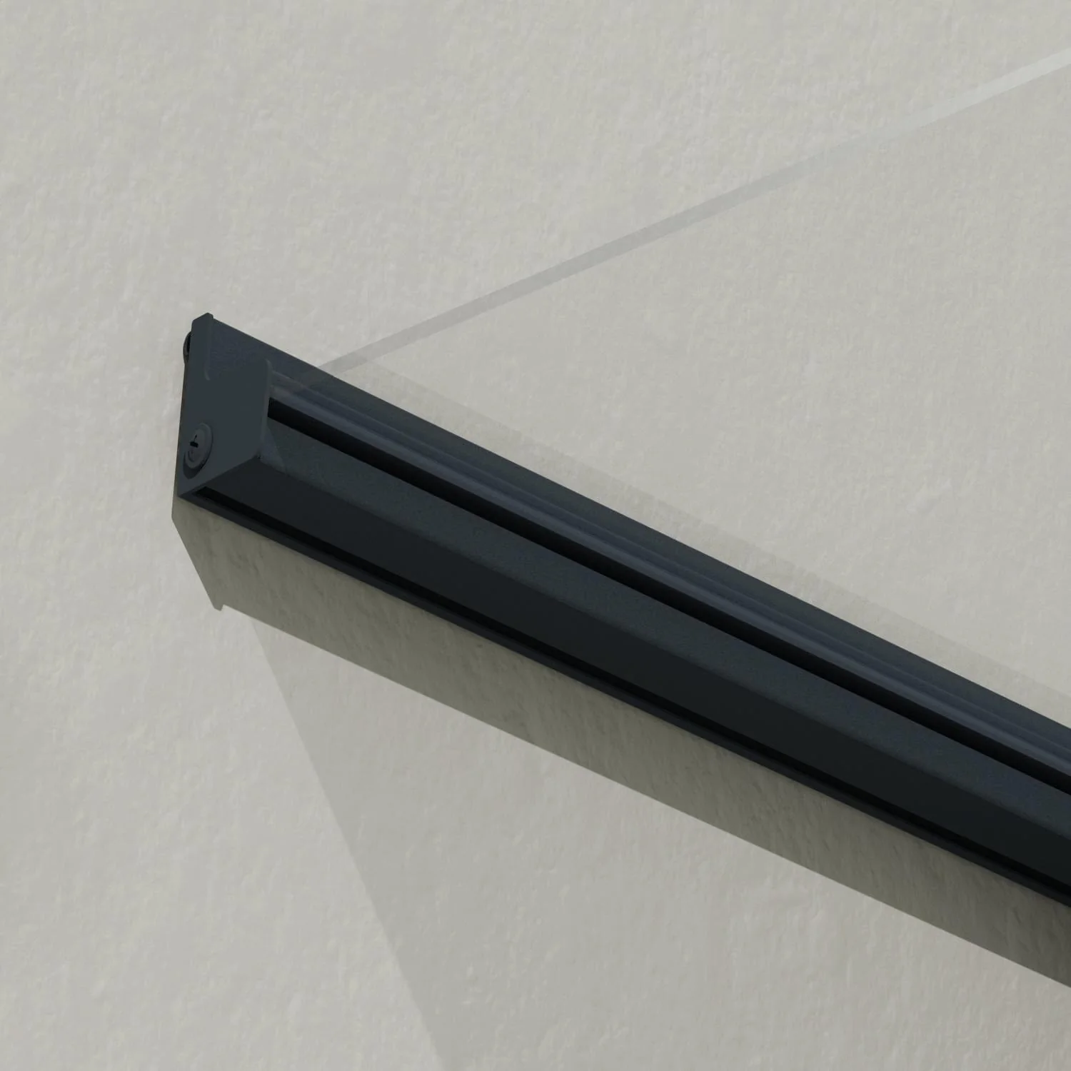 Palram - Canopia | Bremen Door Awning - Gray/Clear - Image 7