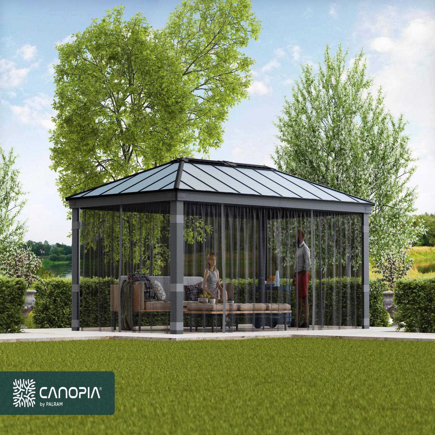 Palram - Canopia | Dallas 6100 12x20 Ft Netting Set - Image 2