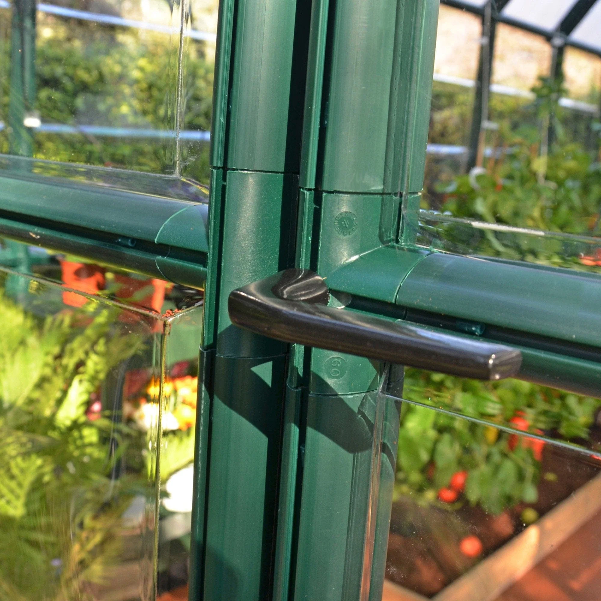 Palram - Canopia | Grand Gardener Greenhouse Kit - 8 Ft Wide - Green - 0.8mm Clear Polycarbonate Glazing - Image 6