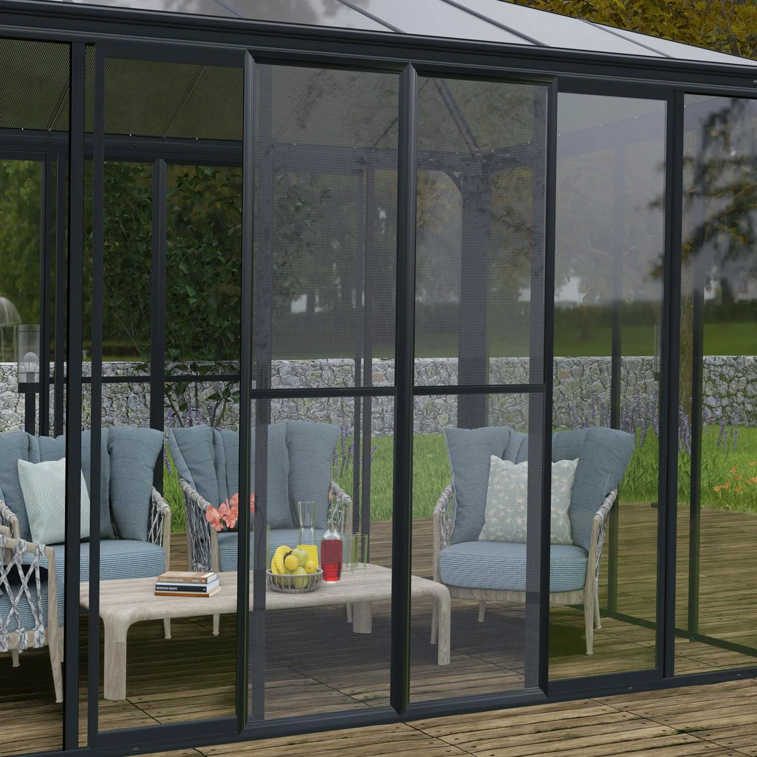 Palram - Canopia | Ledro Enclosed Gazebo - Gray - Image 17