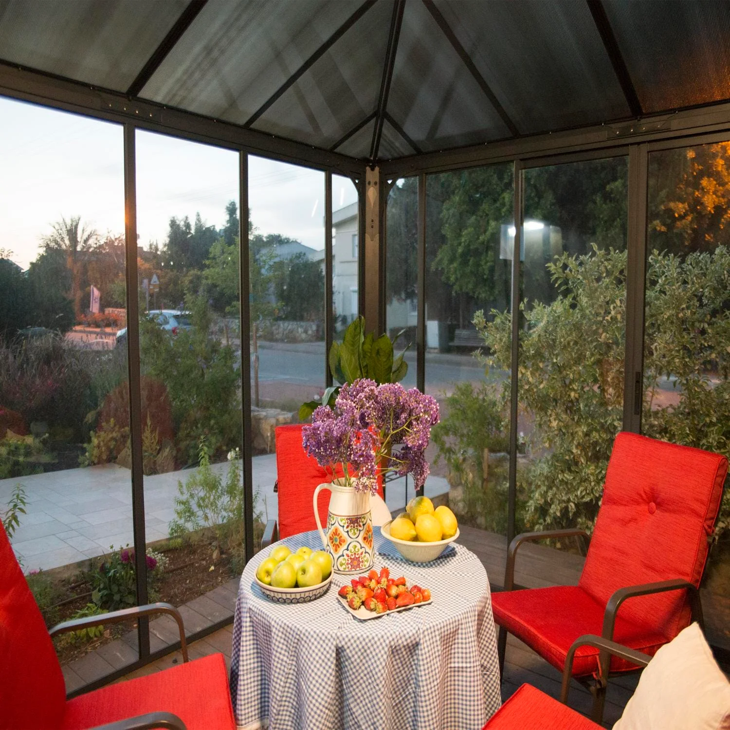 Palram - Canopia | Ledro Enclosed Gazebo - Gray - Image 22
