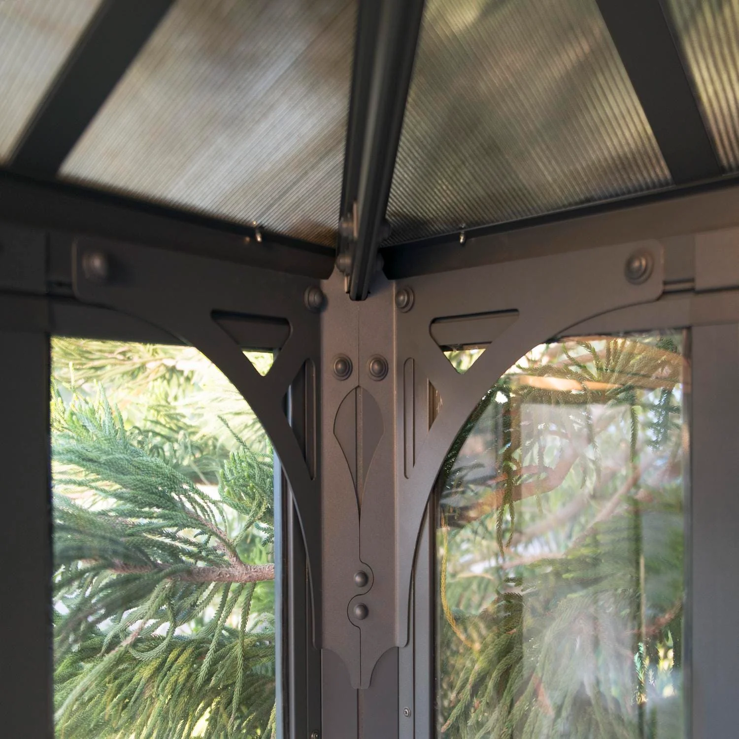 Palram - Canopia | Ledro Enclosed Gazebo - Gray - Image 25