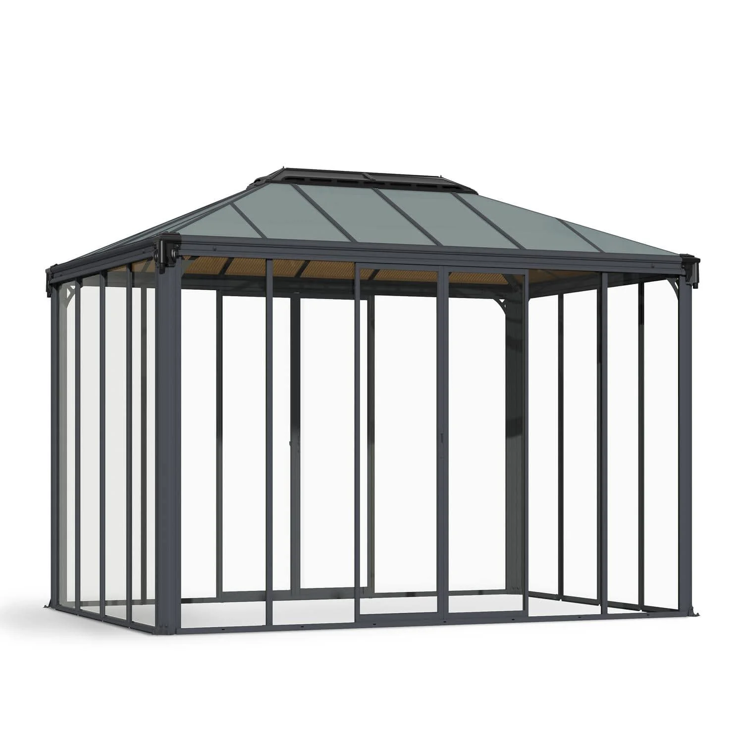 Palram - Canopia | Ledro Enclosed Gazebo - Gray - Image 3