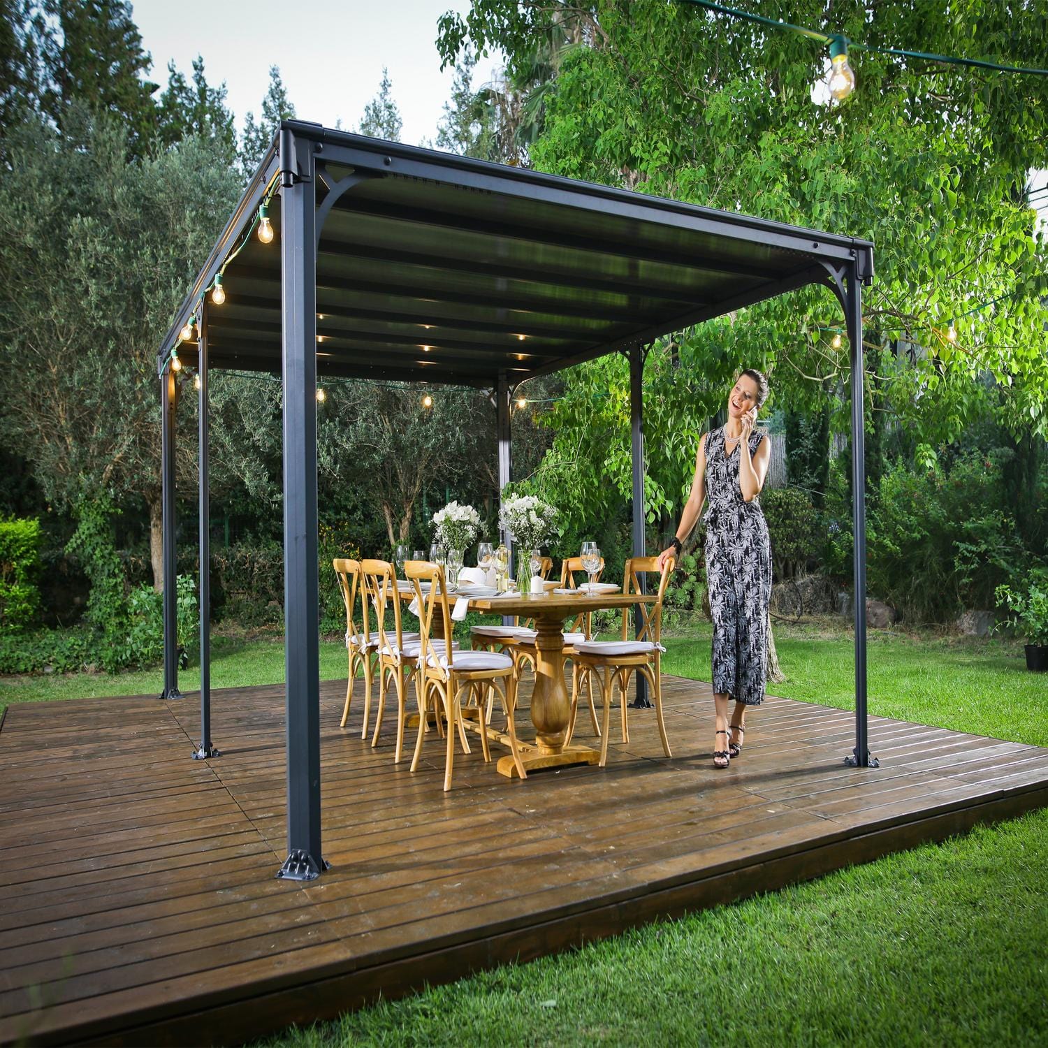 Palram - Canopia | Milano 4300 10x14 ft Gazebo - Image 6