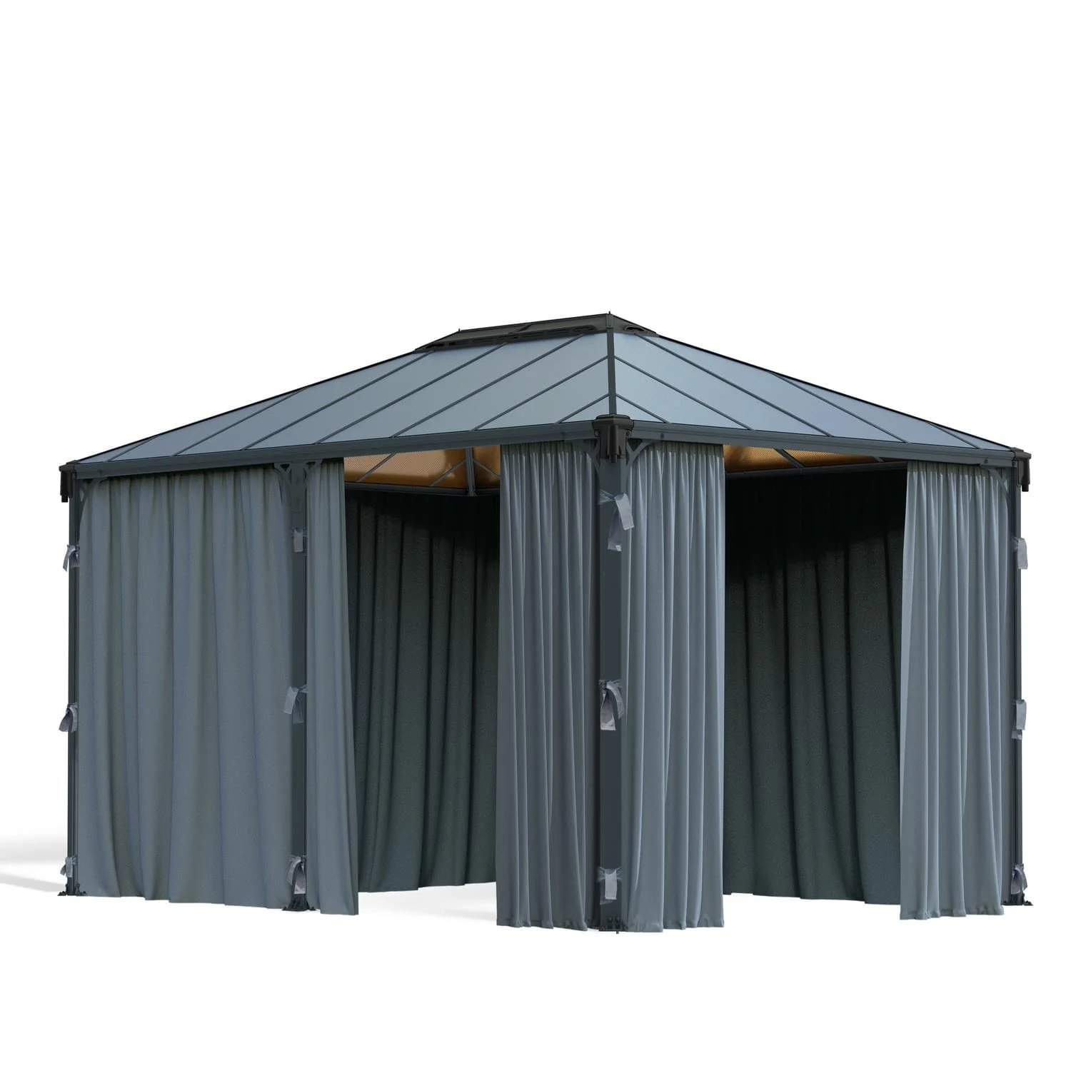 Palram - Canopia | Milano 4300/Martinique 5000 Gazebo Curtain Set - 6 Piece