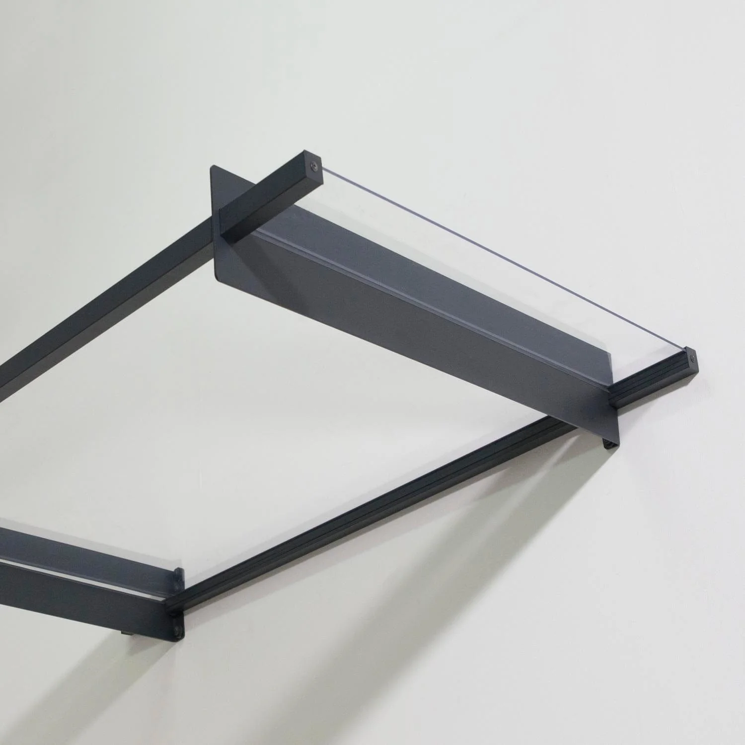 Palram - Canopia | Nancy Door Awning - Gray/Clear - Image 16