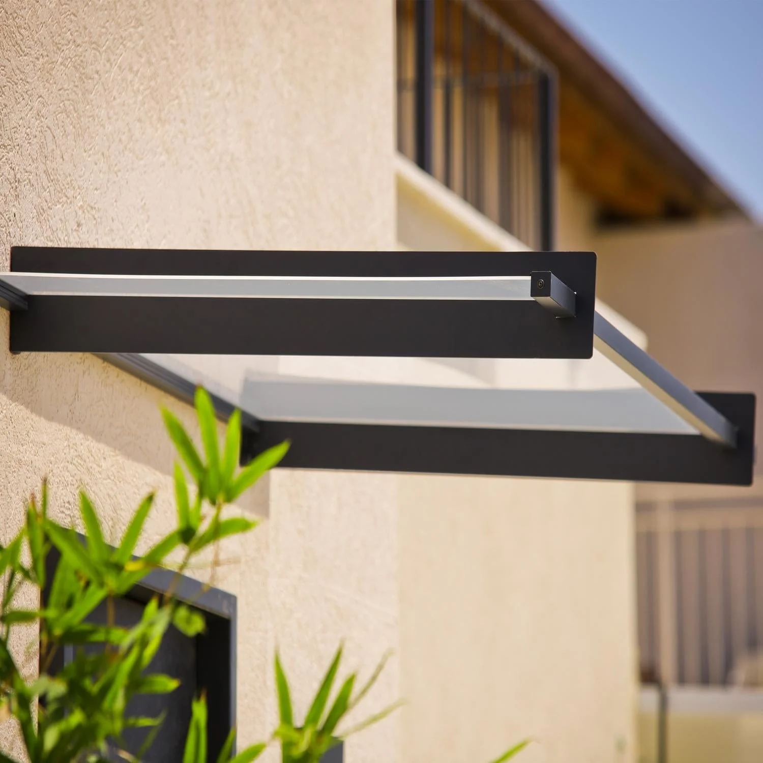 Palram - Canopia | Nancy Door Awning - Gray/Clear - Image 21