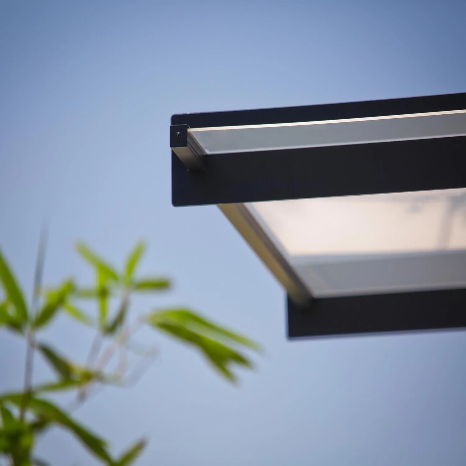 Palram - Canopia | Nancy Door Awning - Gray/Clear - Image 25