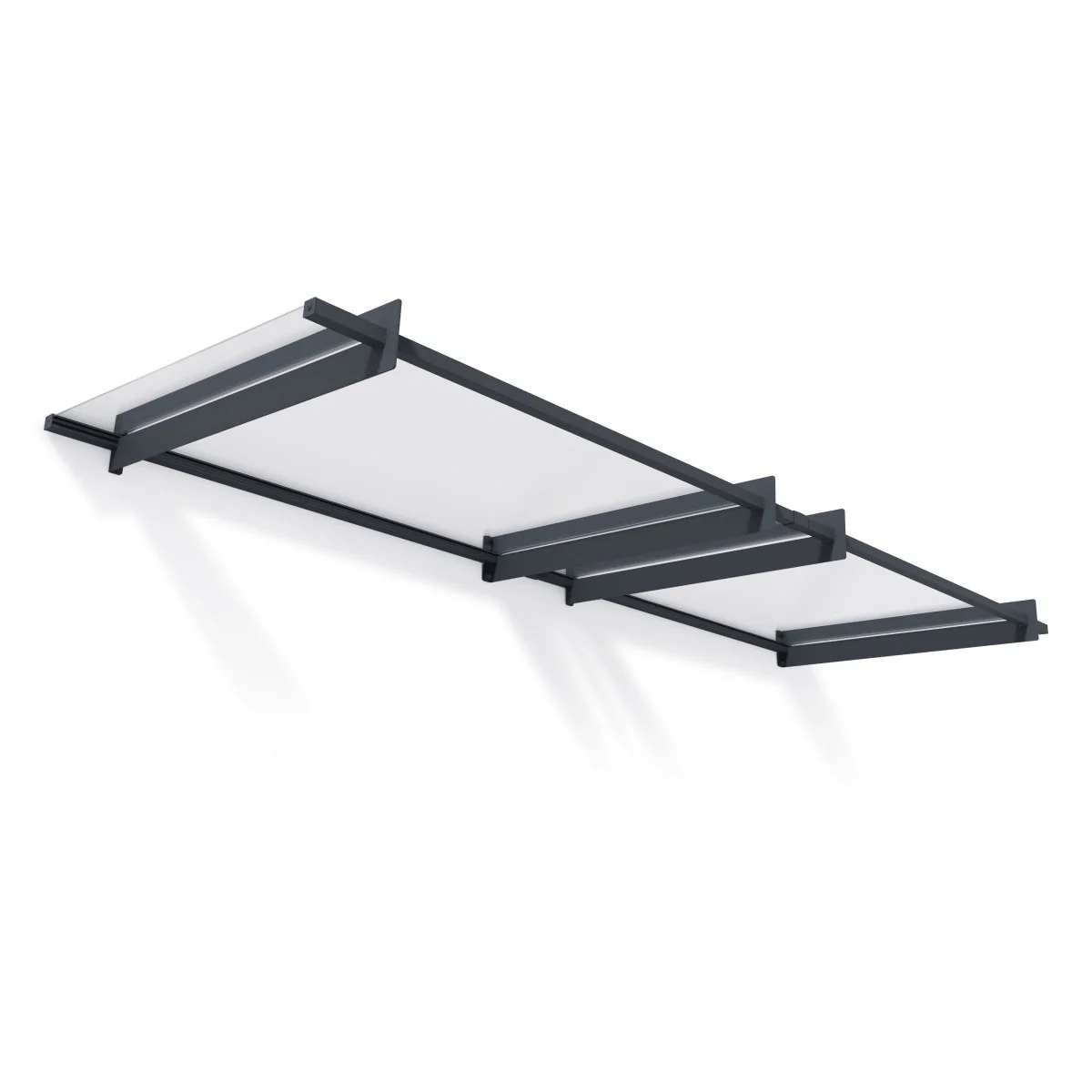 Palram - Canopia | Nancy Door Awning - Gray/Clear - Image 29