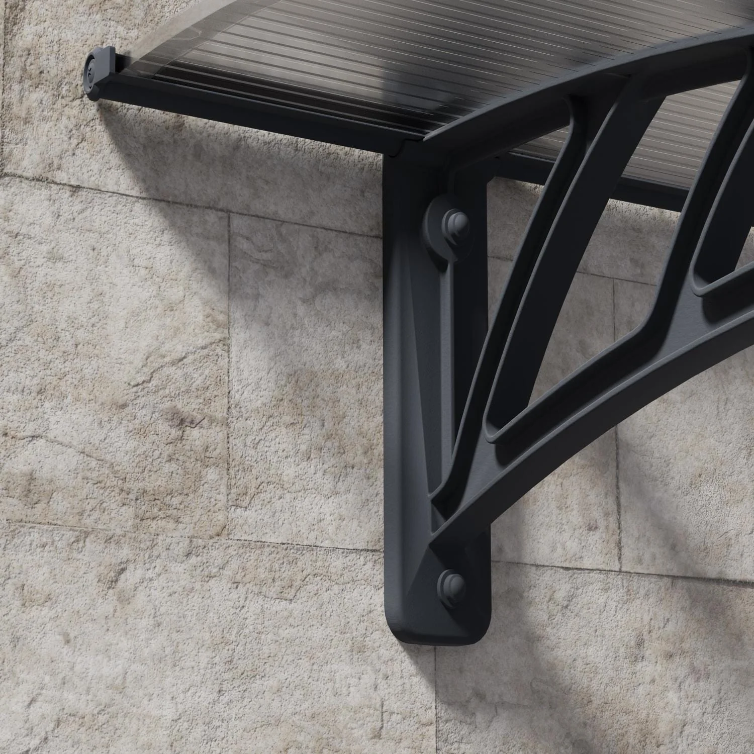 Palram - Canopia | Neo 3540 12x3 ft Awning - Gray/Clear - Image 6
