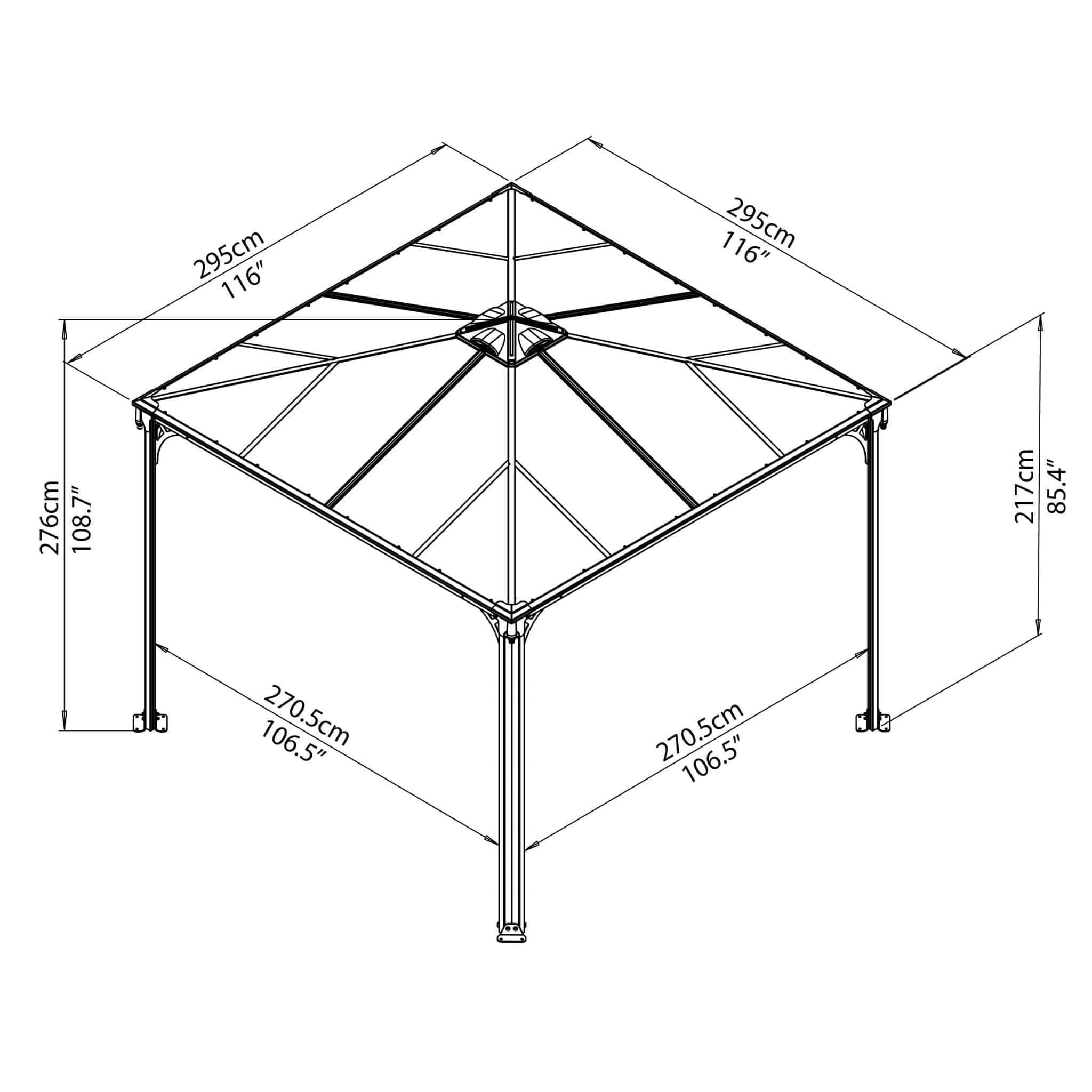 Palram - Canopia | Palermo Gazebo - Image 12