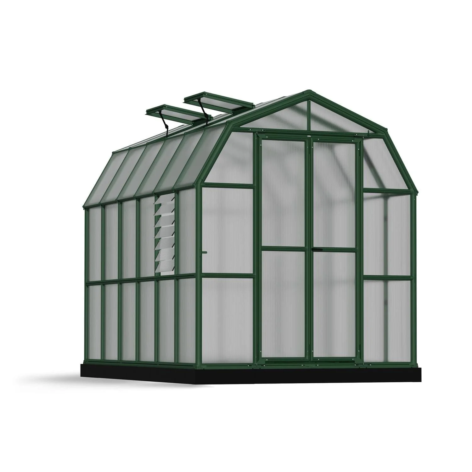Palram - Canopia | Prestige 8x12 ft Twin-Wall Greenhouse Kit Package With 6mm Twin-wall Polycarbonate Glazing
