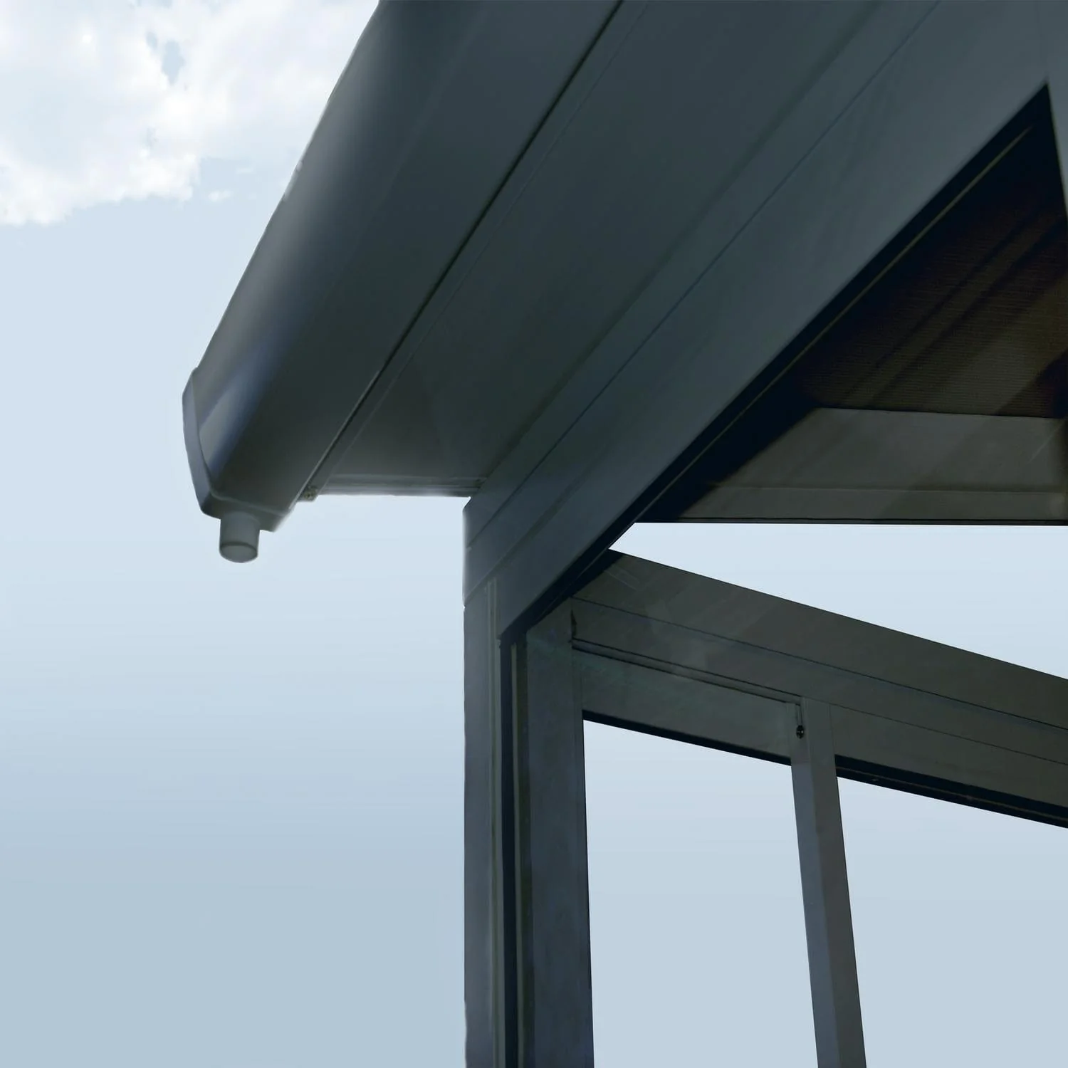 Palram - Canopia | SanRemo 10x14 ft Patio Enclosure - Gray/Clear - Image 8