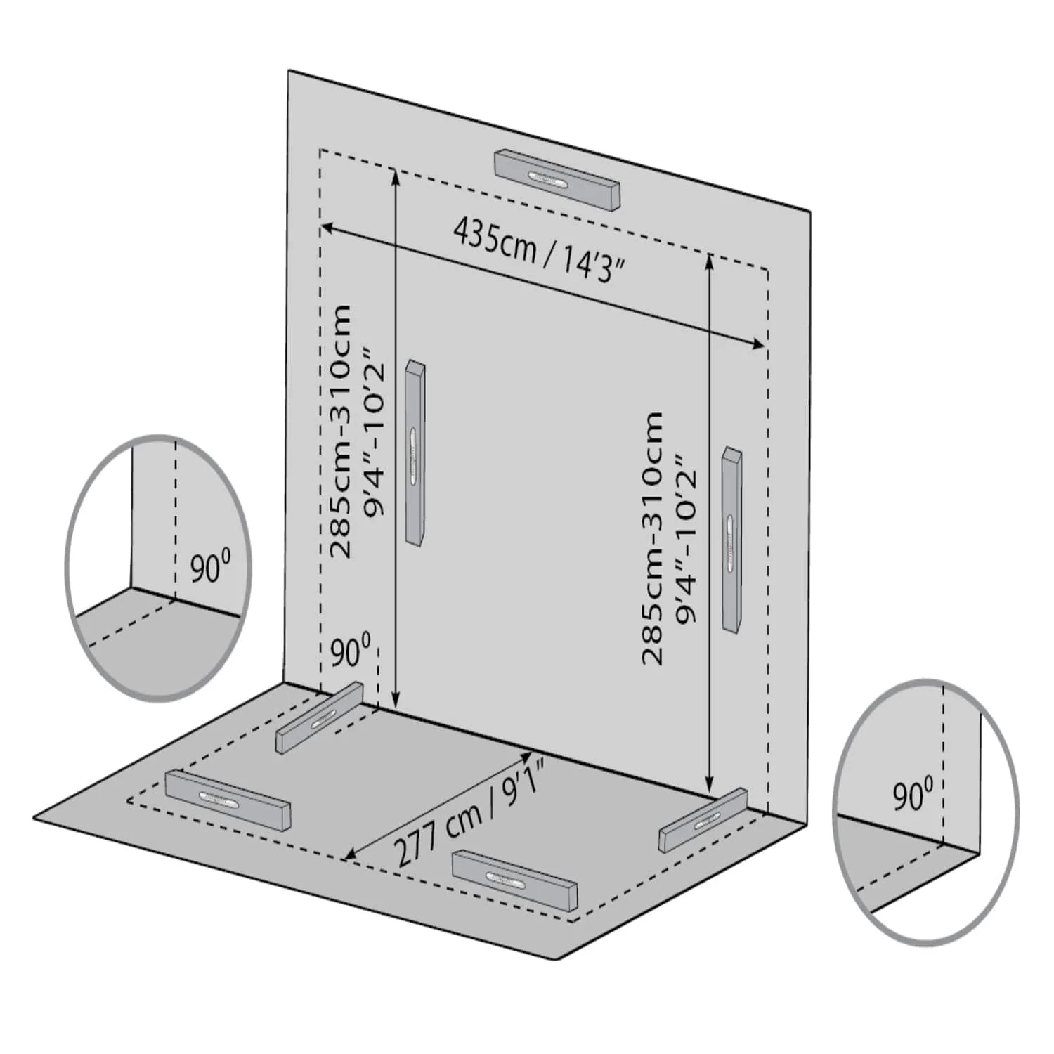Palram - Canopia | SanRemo 10x18 ft Patio Enclosure - Gray/Clear - Image 7