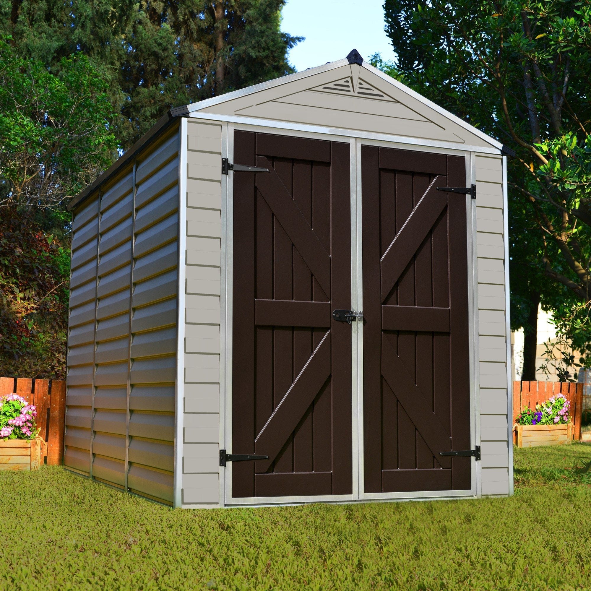 Palram - Canopia | SkyLight Polycarbonate Storage Shed - 6ft Wide - Image 22