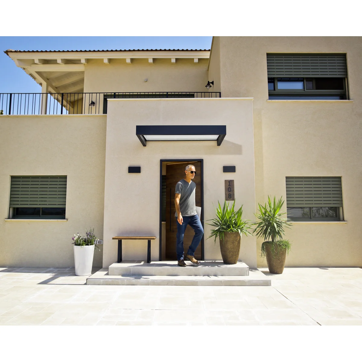 Palram - Canopia | Sophia Door Awning - 3 Ft Wide - Image 25