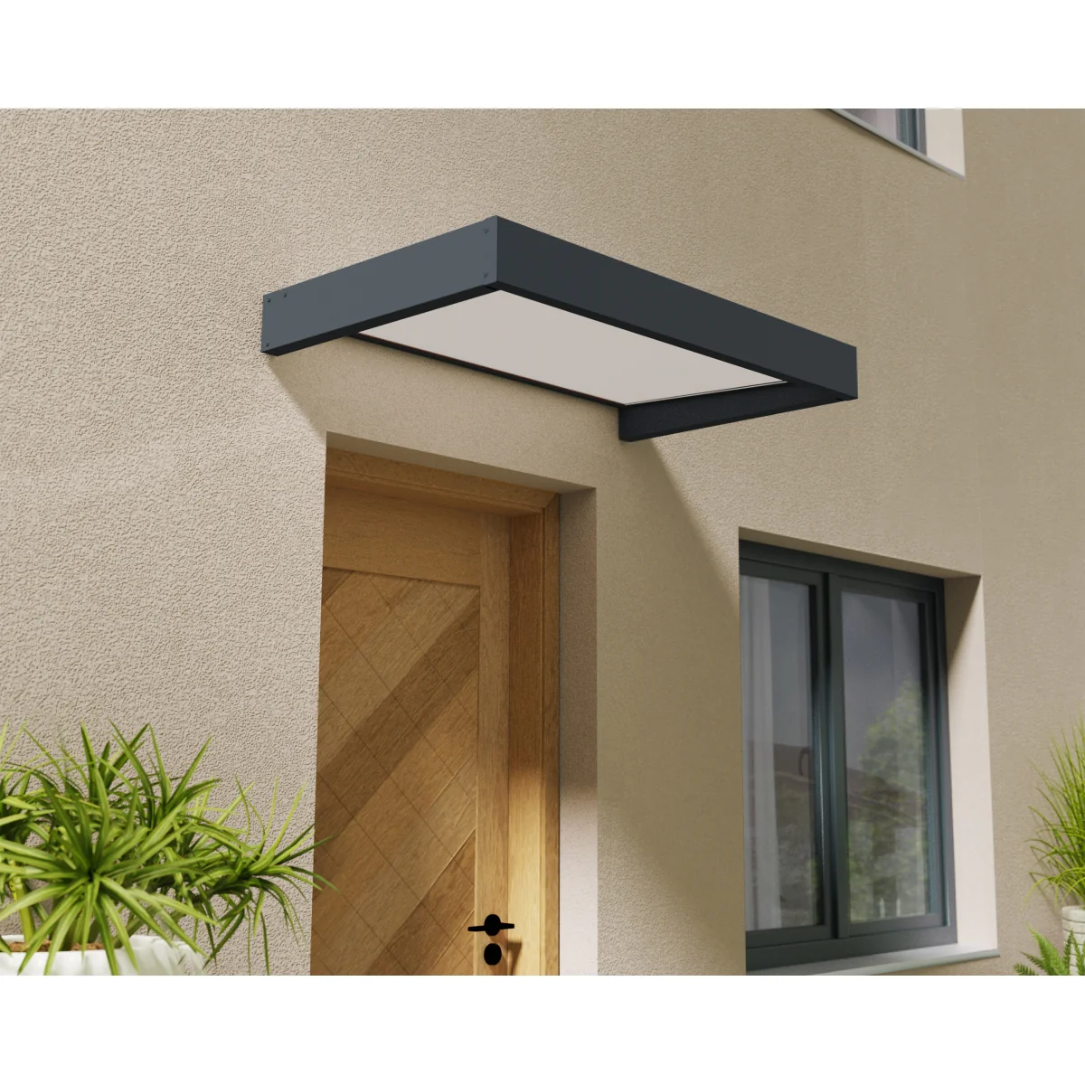 Palram - Canopia | Sophia Door Awning - 3 Ft Wide - Image 29