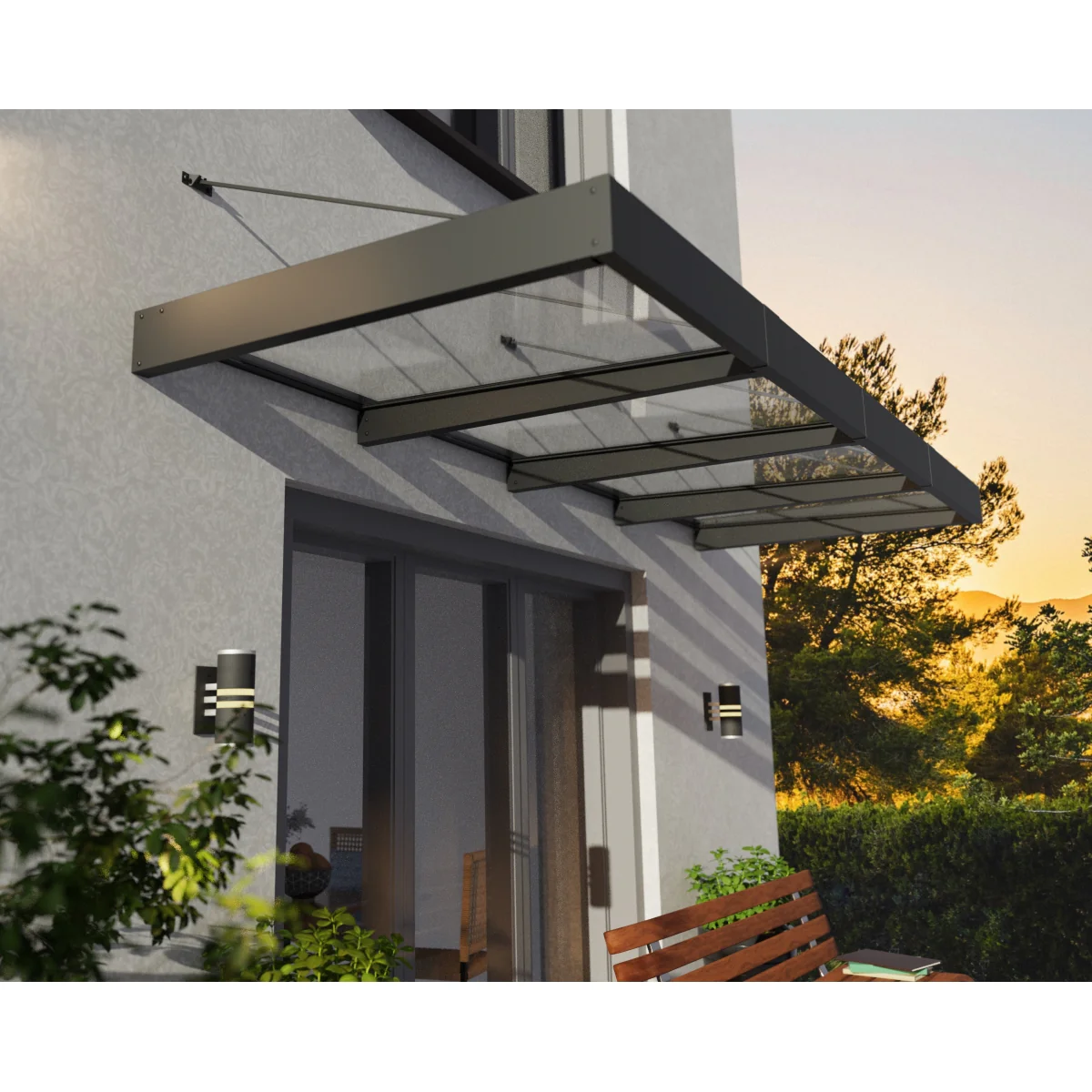 Palram - Canopia | Sophia XL Patio/Entryway/Window Awning - Image 15