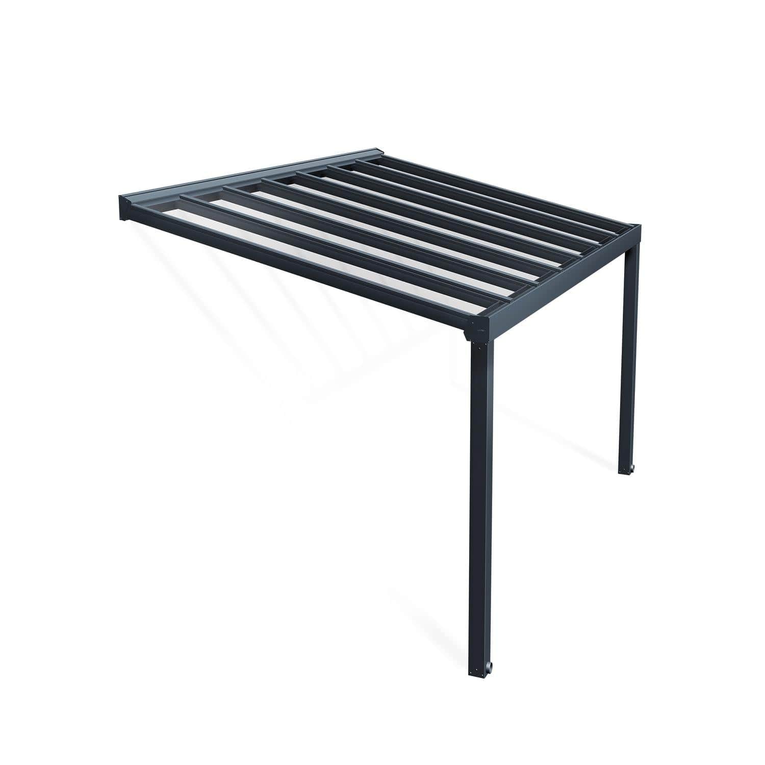 Palram - Canopia | Stockholm 11x17 ft Patio Cover - Gray/Clear - Image 25