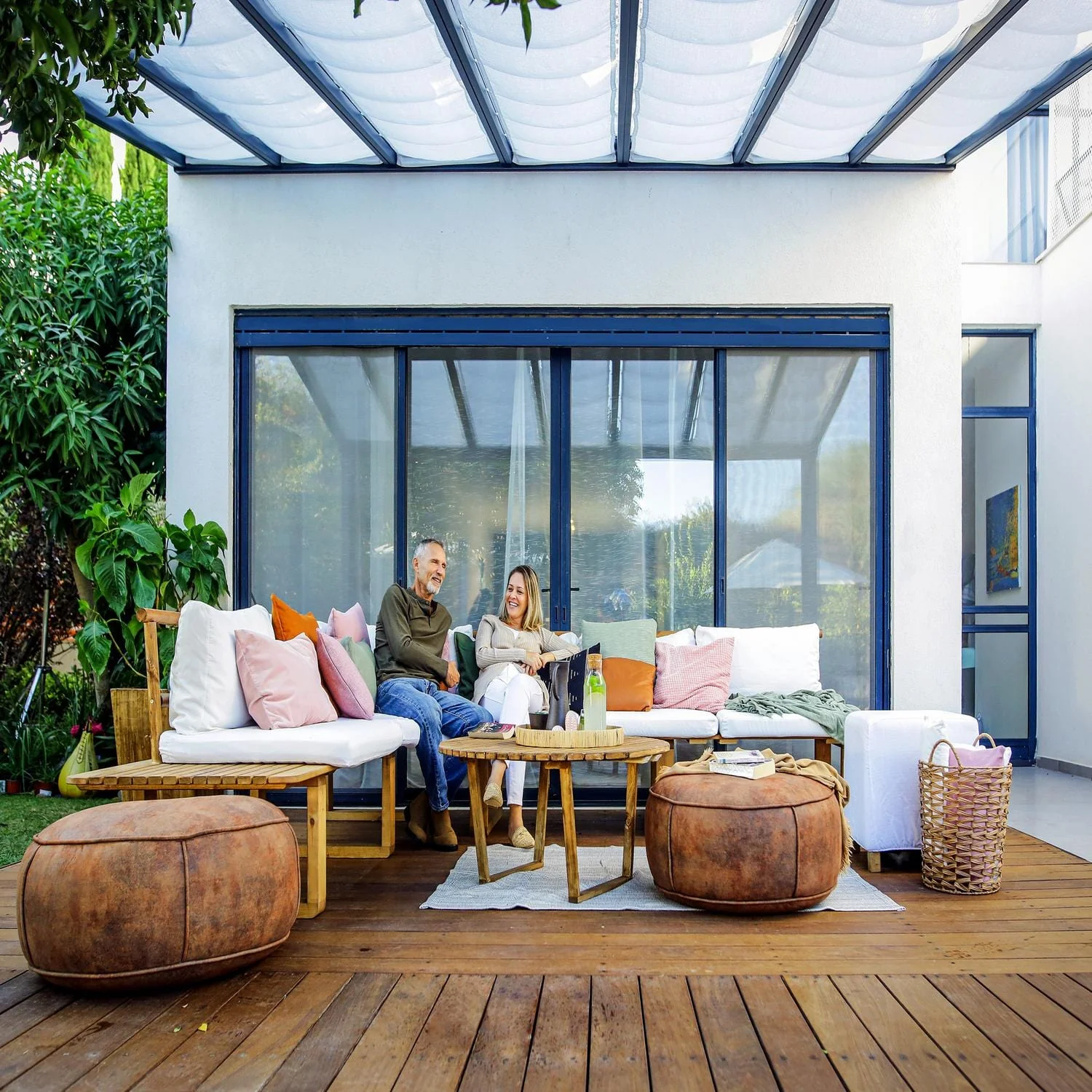 Palram - Canopia | 11x17 ft Stockholm Patio Cover Roof Blinds - Image 6