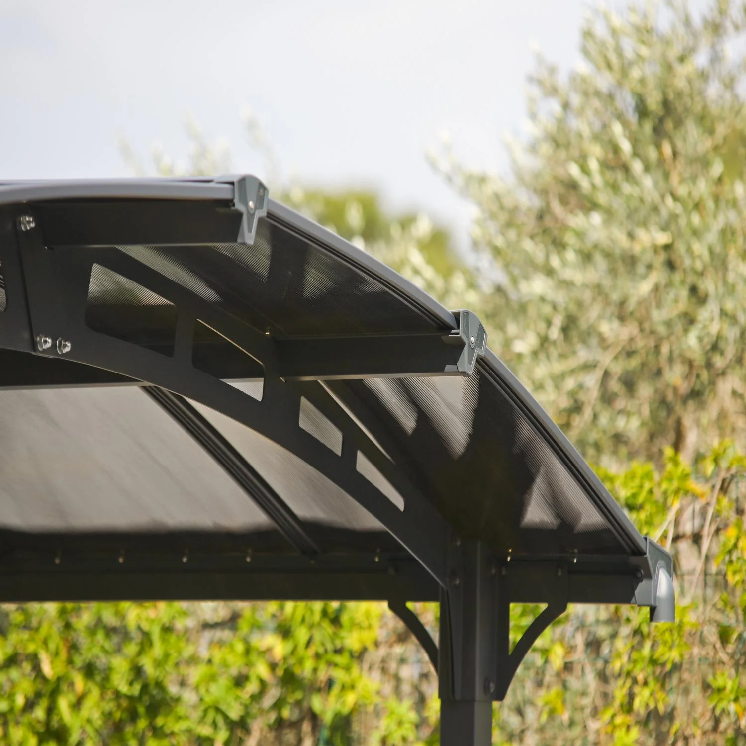 Palram - Canopia | Tucson 4300 12x14 ft Gazebo - Gray - Image 6