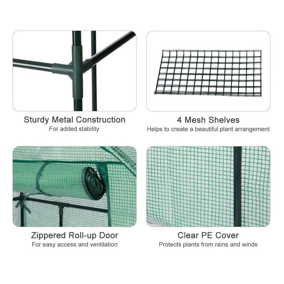 Riverstone | Genesis Portable Walk-in Greenhouse with Heavy Duty Opaqua Cover - Image 8