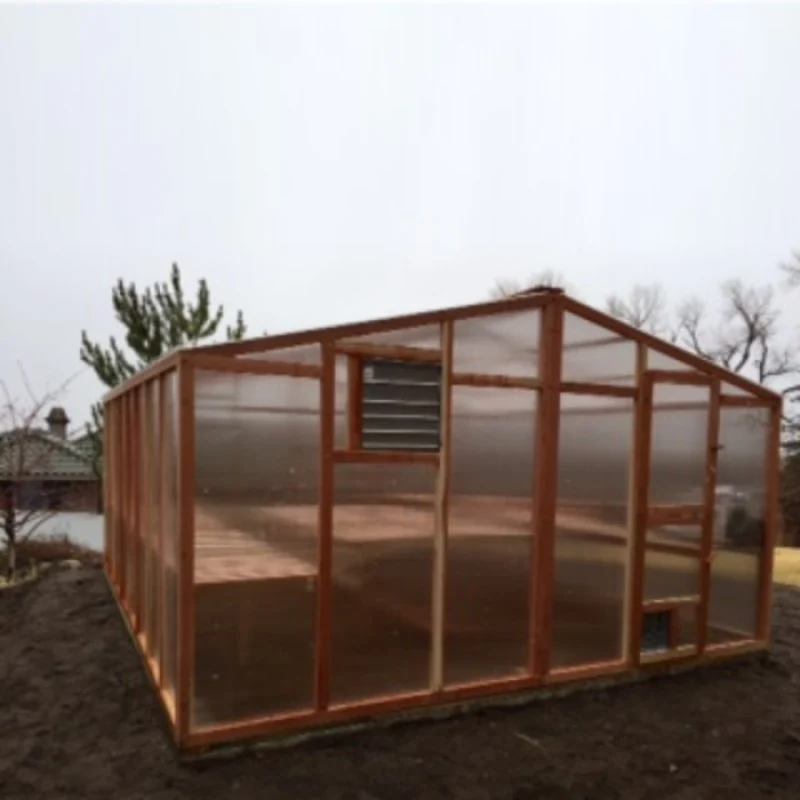 Santa Barbara | Deluxe Redwood Glass Greenhouse/Sunroom Premium Package With 3/16 inch Glass Glazing and Pre-assembled Panels - Image 9