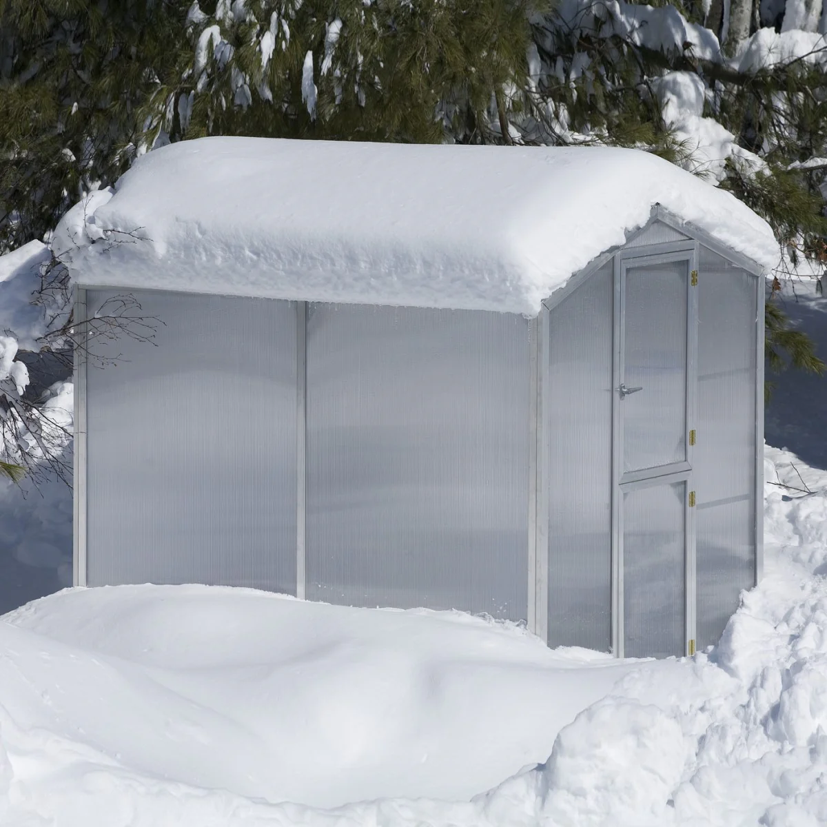 Santa Barbara | Montecito Aluminum Greenhouse With 8mm Twin Wall Polycarbonate Glazing - Image 8