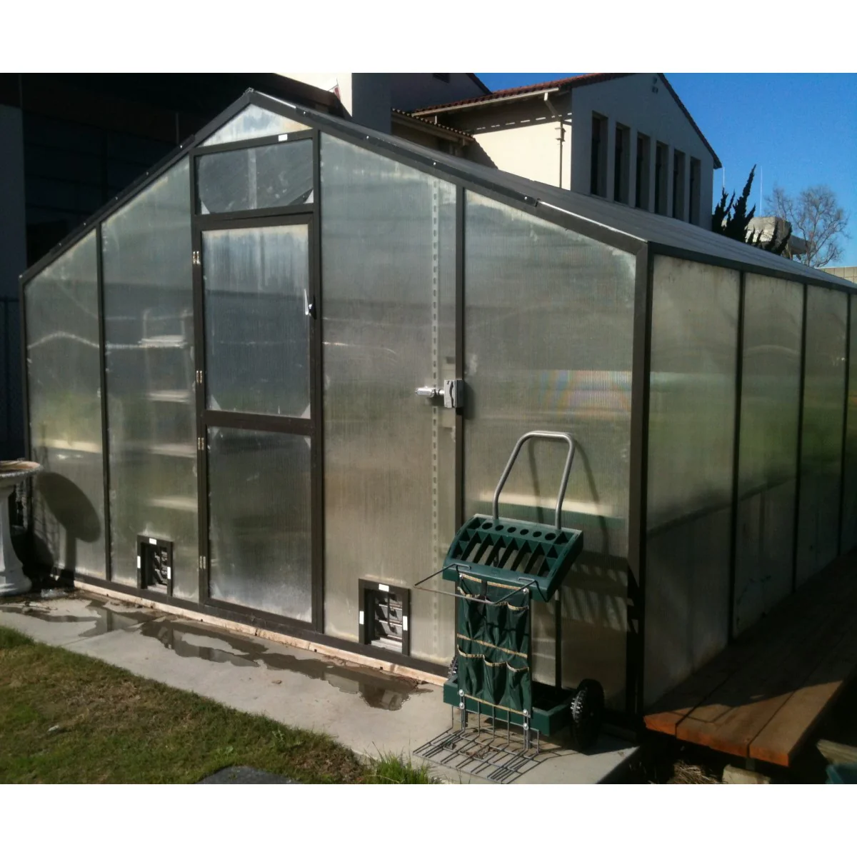 Santa Barbara | Montecito Aluminum Greenhouse With 8mm Twin Wall Polycarbonate Glazing - Image 9