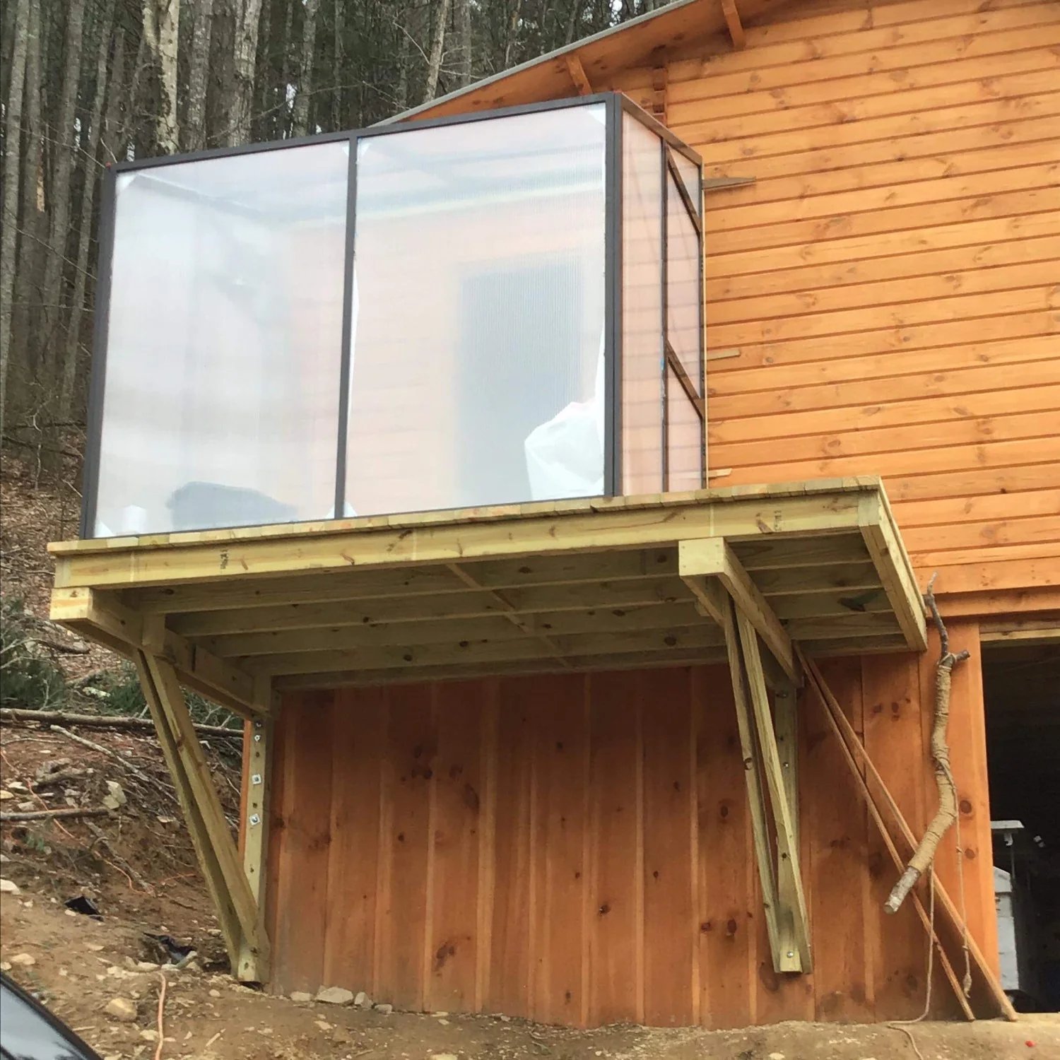 Santa Barbara | Montecito Aluminum Lean-To Greenhouse / Sunroom Kit With 8mm Twin-wall Polycarbonate Glazing - Image 4