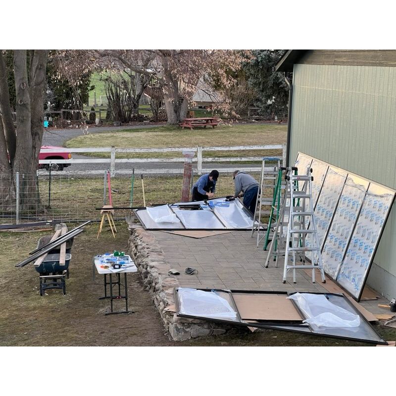 Santa Barbara | Montecito Aluminum Lean-To Greenhouse / Sunroom Kit With 8mm Twin-wall Polycarbonate Glazing - Image 9