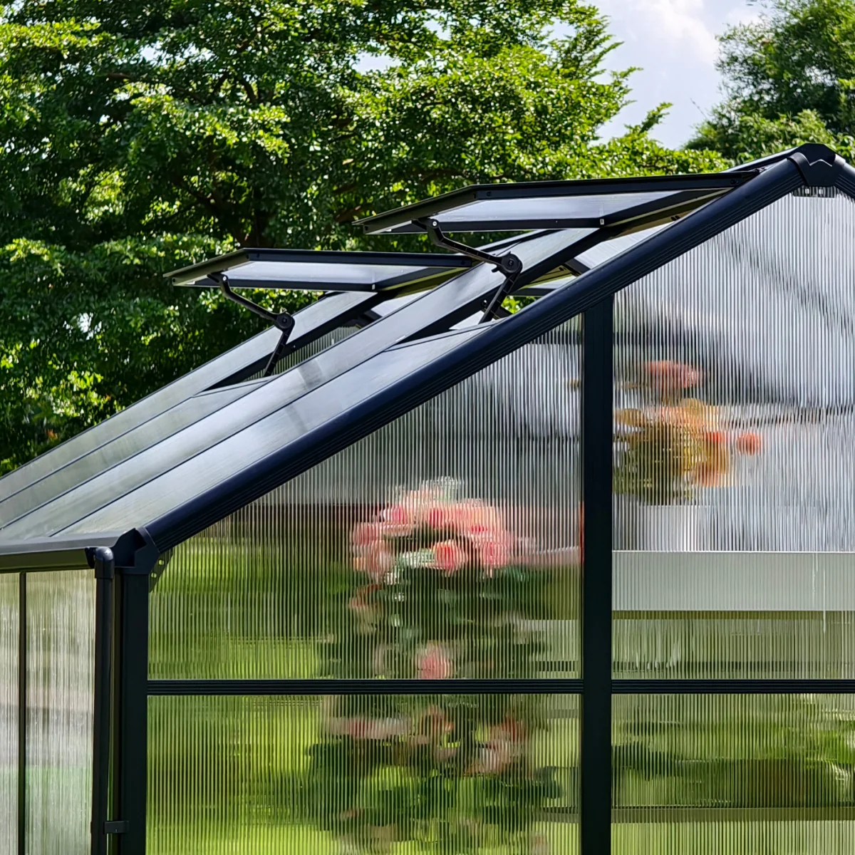 Vego | Junior Victorian Greenhouse Kit 8ft Wide - Image 3