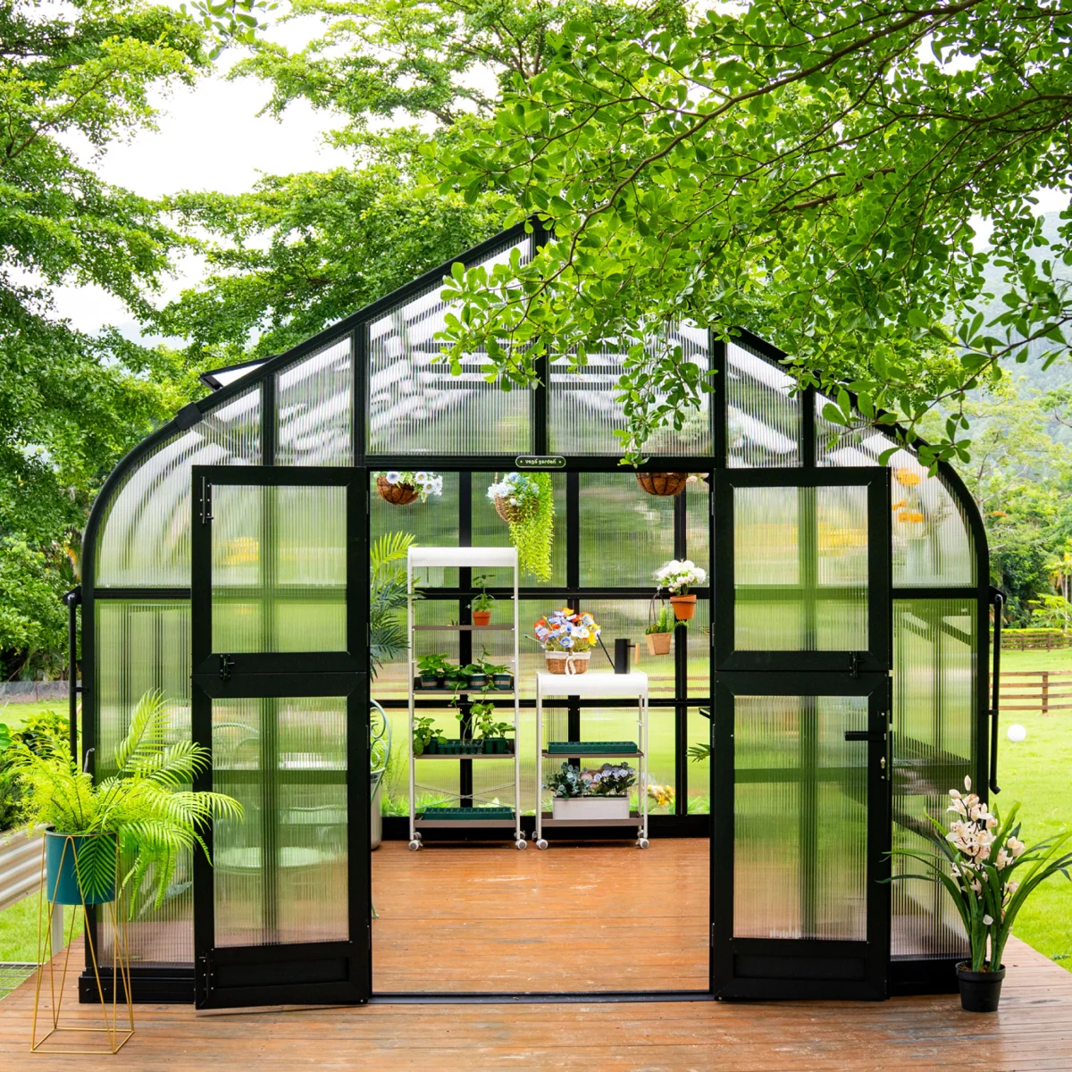 Vego | Pacific Greenhouse Kit 10ft 6in Wide - Image 3
