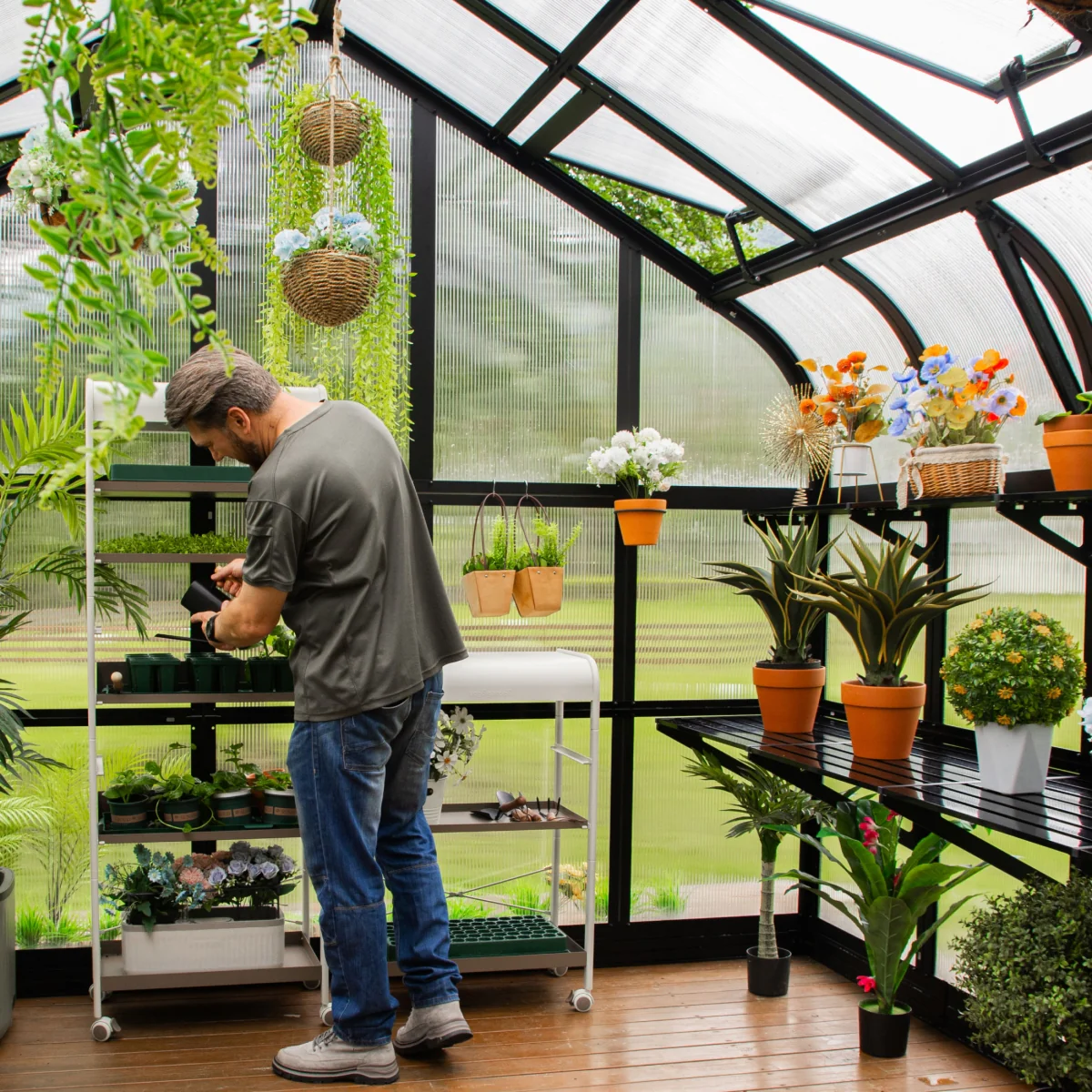 Vego | Grand Pacific Greenhouse Kit 12ft 6in Wide - Image 4