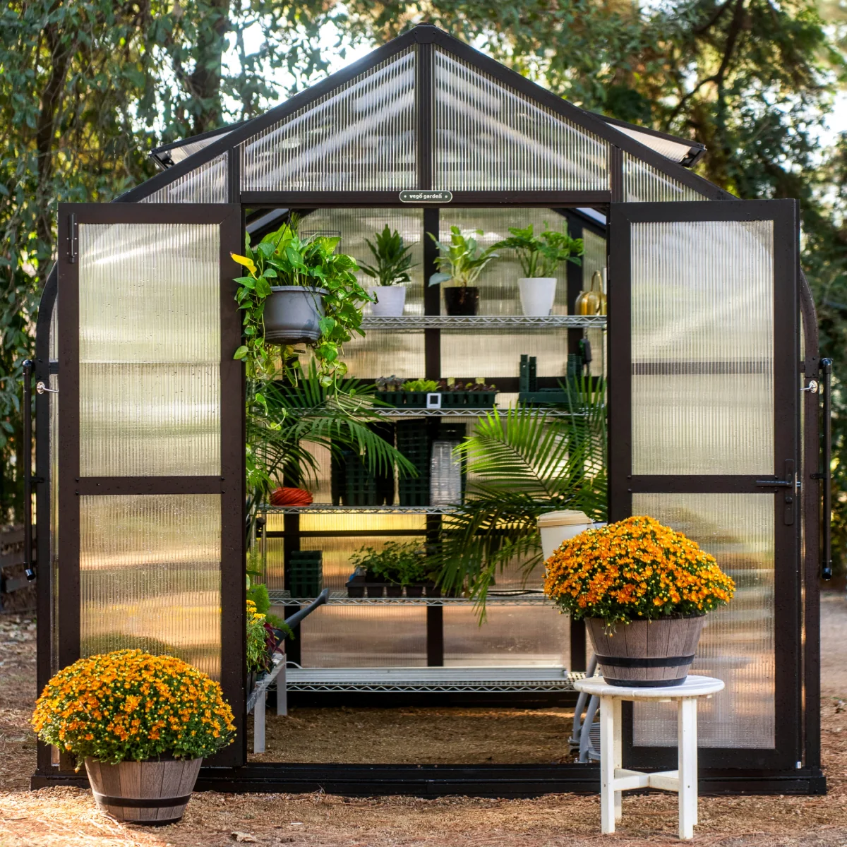 Vego | Pacific Greenhouse Kit 8ft 6in Wide - Image 4
